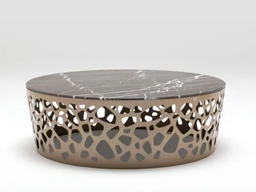 ROLF BENZ 926 - Low round coffee table by Rolf Benz - view 2